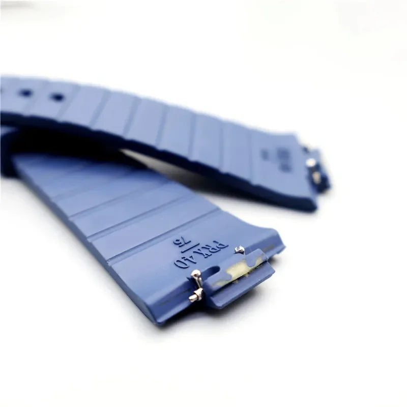 12mm Silicone Rubber Strap for Tissot PRX T137.407/T137.410 Super Player 40mm Men Quick Release Convex End Watch Band Bracelet