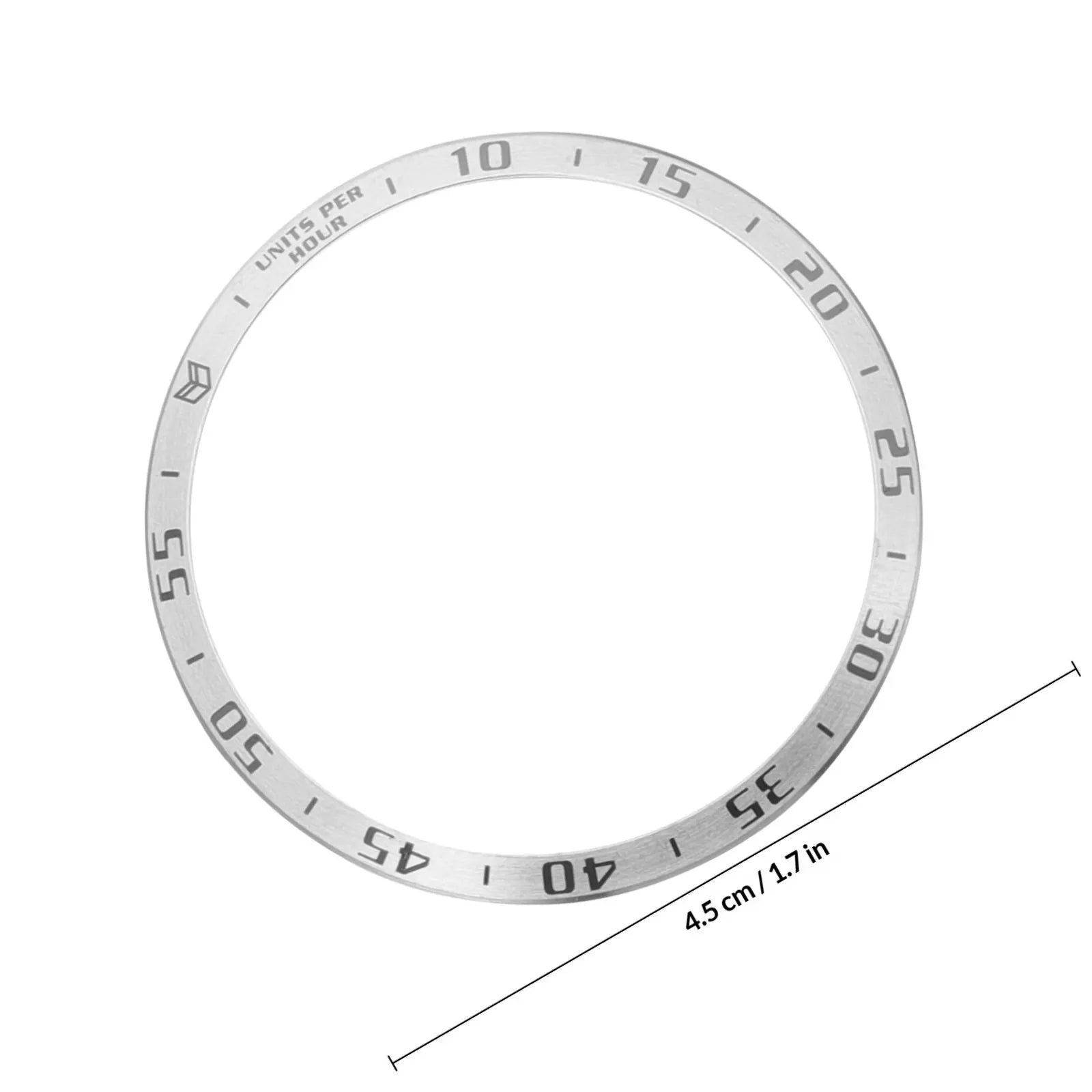 1Pcs Metal Watch Bezel Ring Stainless Steel Scale Protection Ring Cover Anti Scratch Adhesive for Watch3 Smartwatch