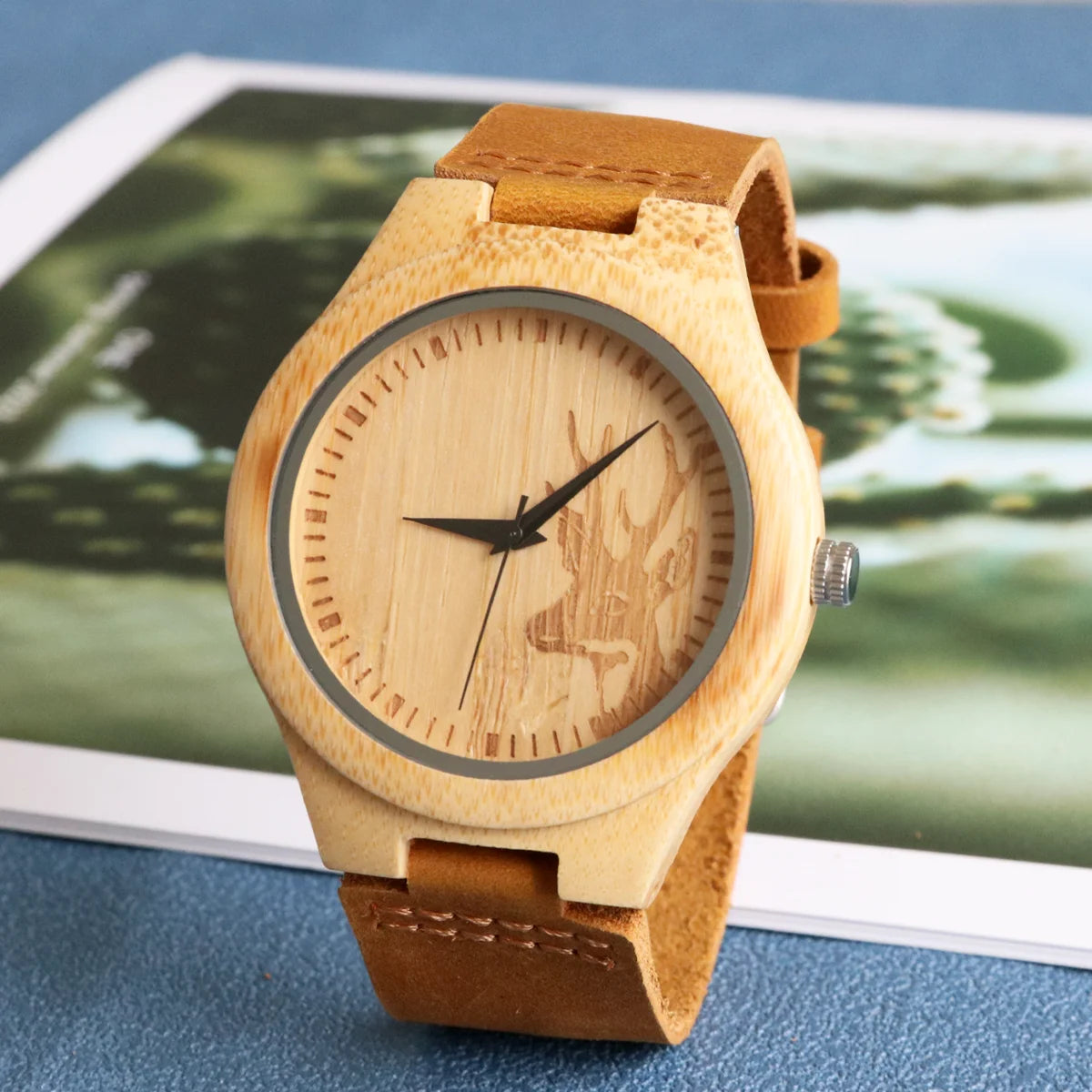 Bobo Bird  Classic  Watch Strap Quartz Wristwatches Wooden Watch
