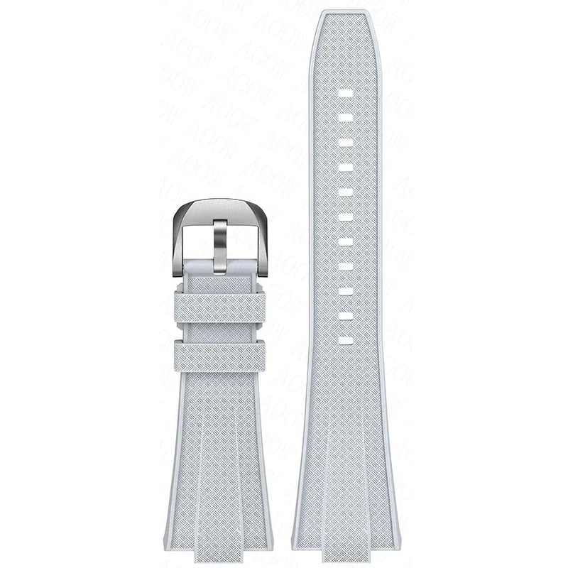 12mm Quick Release Rubber Strap for Tissot PRX Powermatic 40mm T137.407 T137.410 Men Convex Silicone Replace Watch Band Bracelet