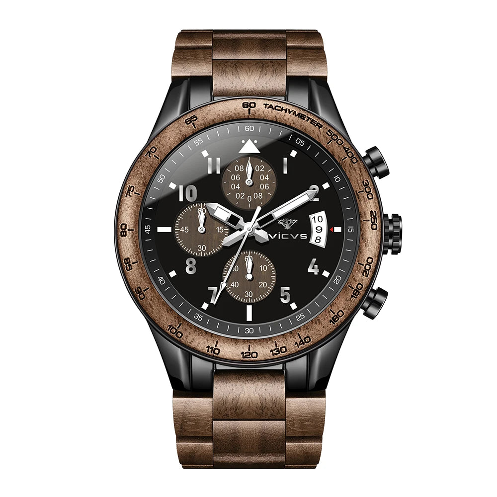 Bobo Bird Chronograph Quartz Watch
